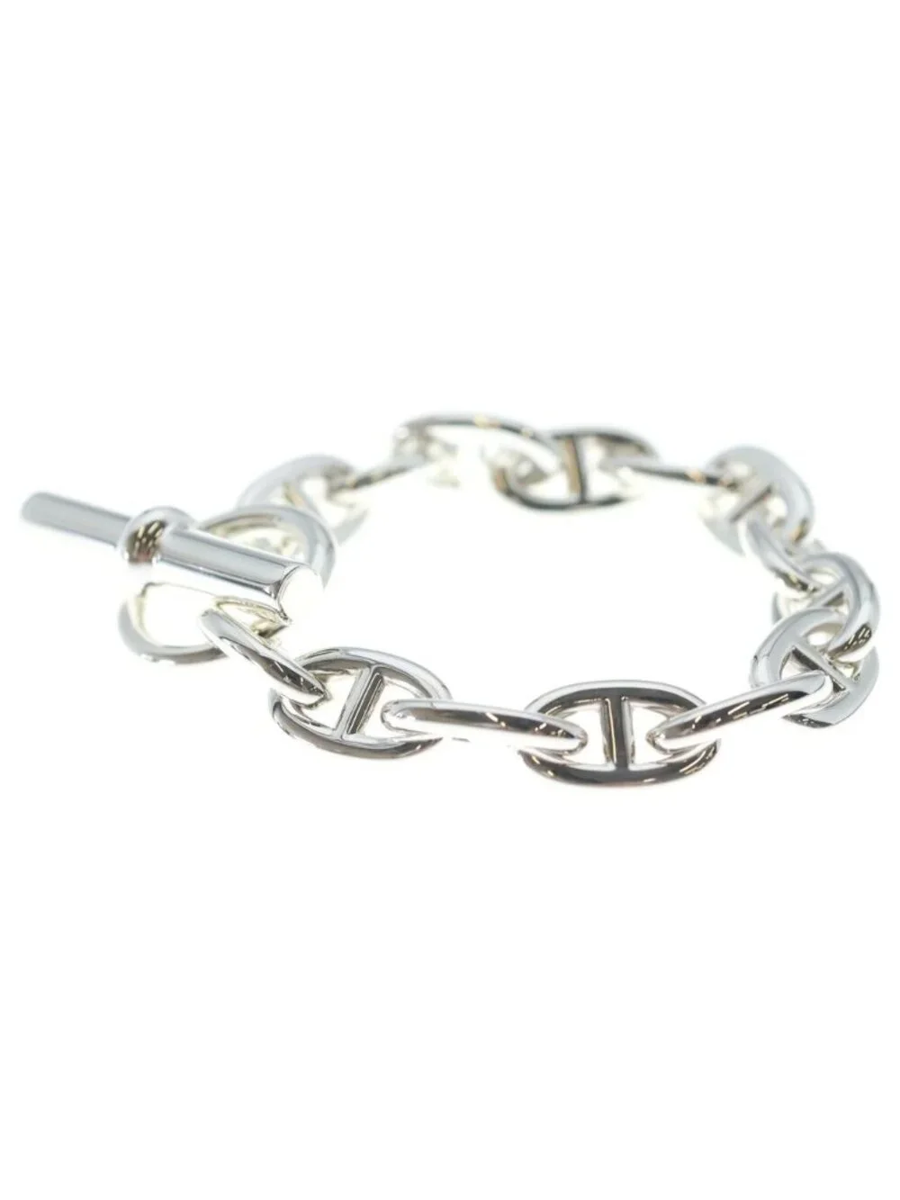 Hermes Chaine D'ancre MM Bracelet Chain Silver 14 Pieces